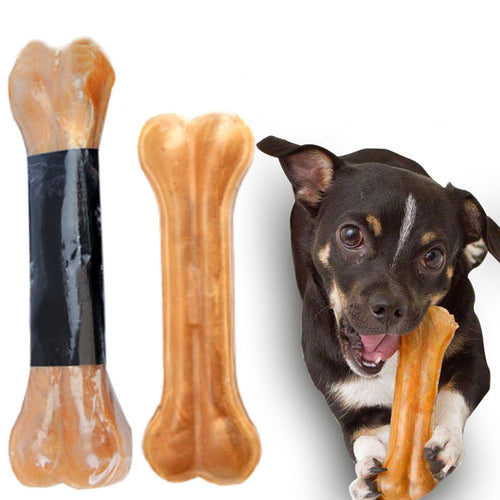 1Pcs Bone Shaped Dog Chews Clean Stick Teethers Dog Bone Teeth Cleaner