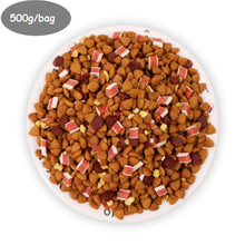 Load image into Gallery viewer, 500g Nutritious Dog Food Mixed Fresh Grain Beef Salmon For Puppy Adult Dog Delicious Food