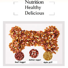 Load image into Gallery viewer, 500g Nutritious Dog Food Mixed Fresh Grain Beef Salmon For Puppy Adult Dog Delicious Food